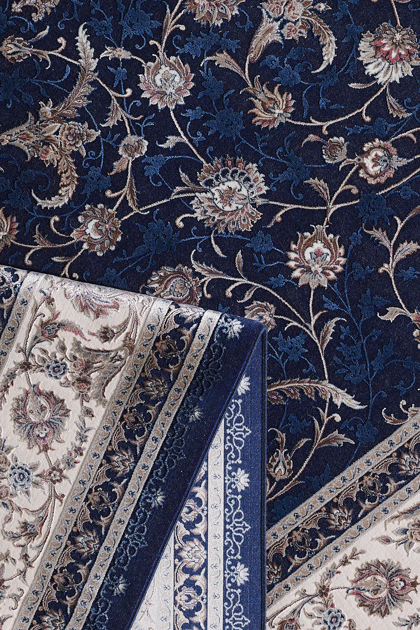 Palace Reverie Uşak Halısı - Lacivert - 2209E