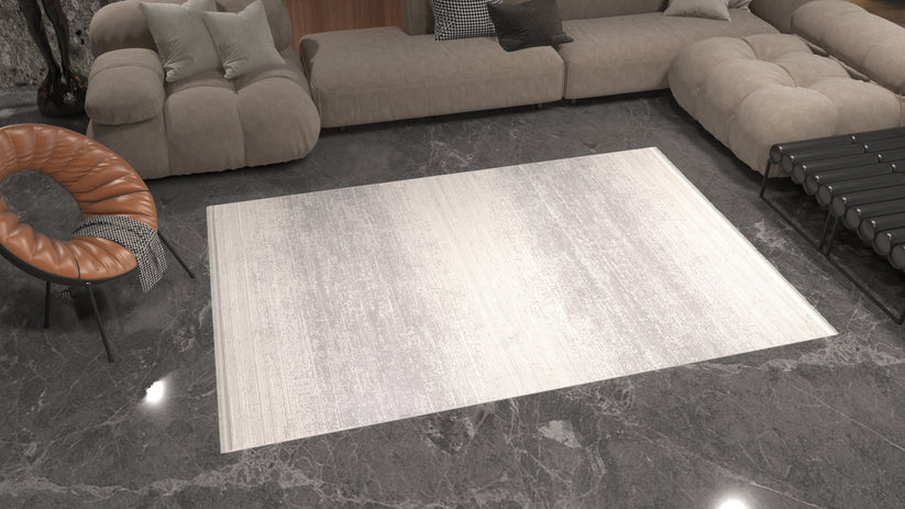 Radient Silver Haze Ombre Halı - M497D
