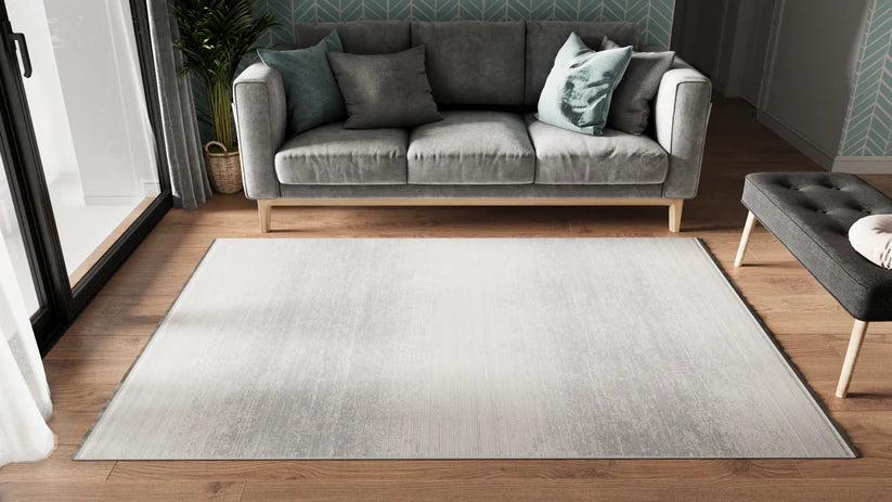 Radient Silver Haze Ombre Halı - M497D