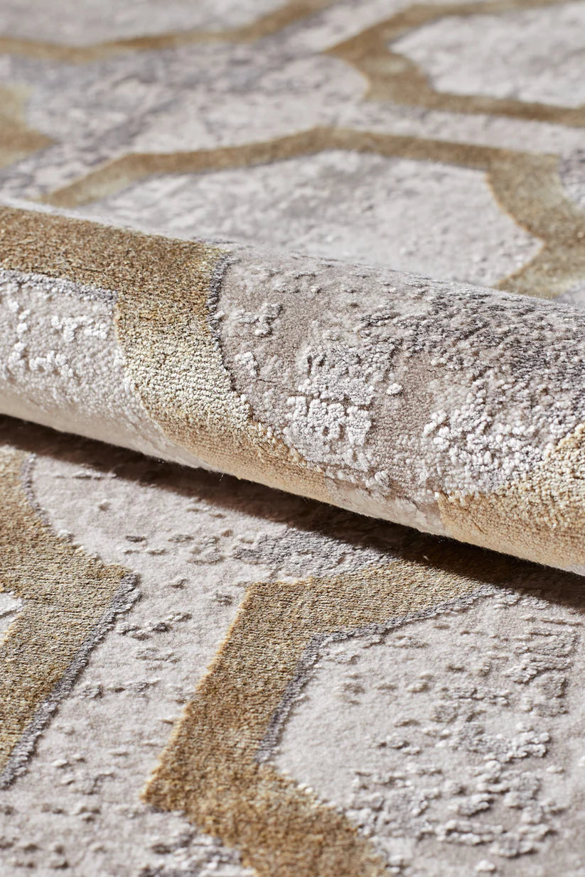 Geometrik Aşağı Orta Yüzyıl Modern Halı - M534B