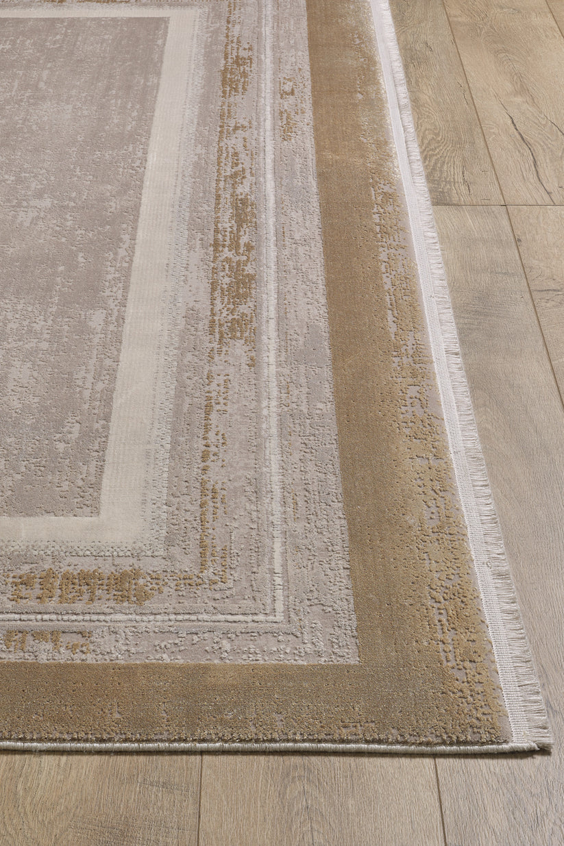 Radiant Edges Kenarlı Halı - Amber - M542G