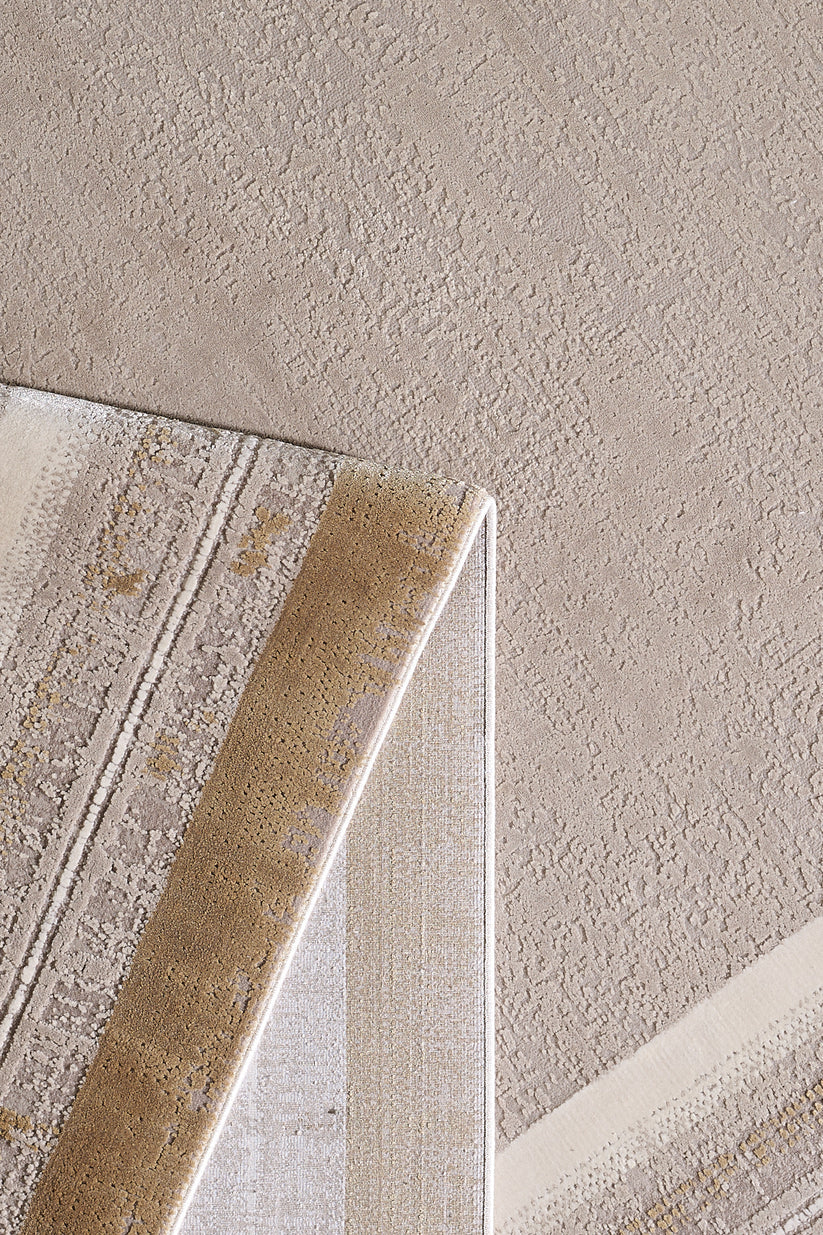 Radiant Edges Kenarlı Halı - Amber - M542G