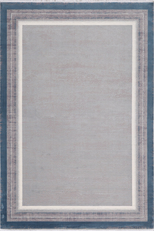 Radiant Edges Kenarlı Halı - Safir - M542I