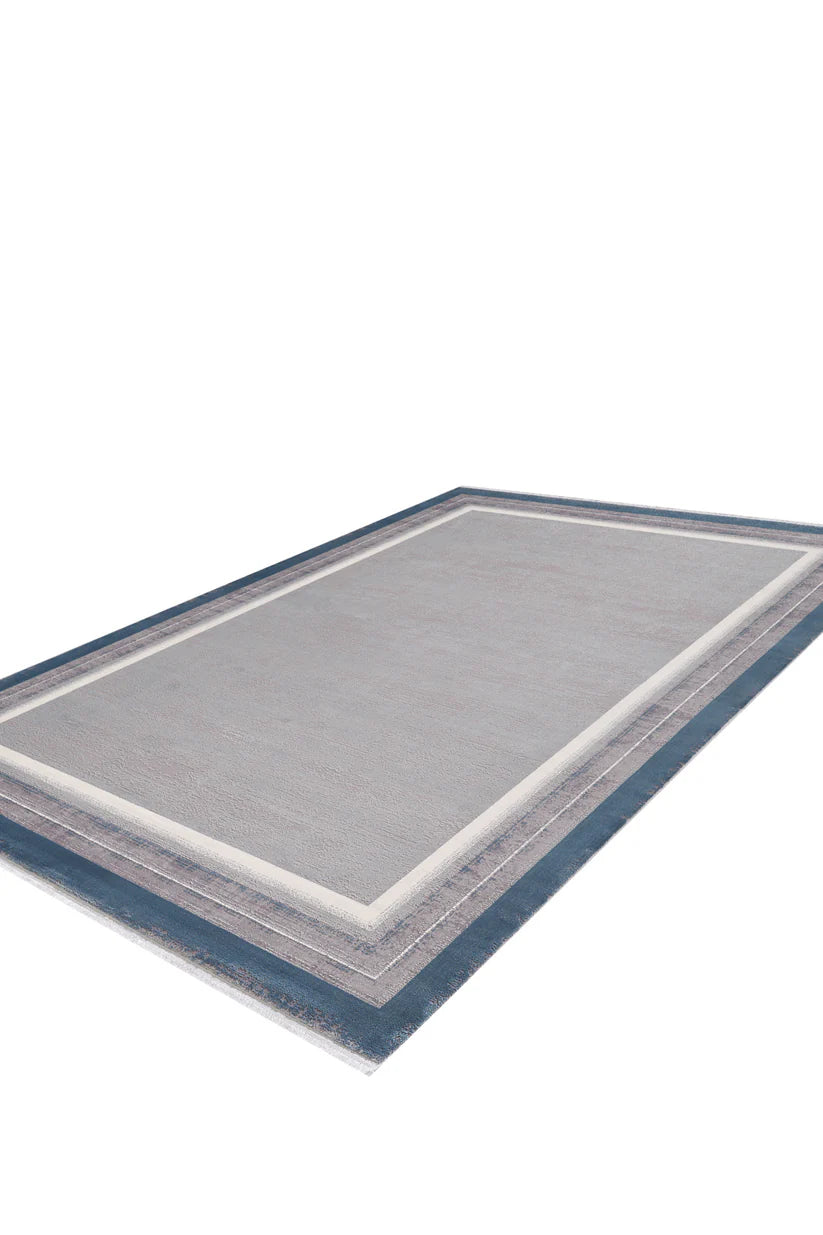 Radiant Edges Kenarlı Halı - Safir - M542I
