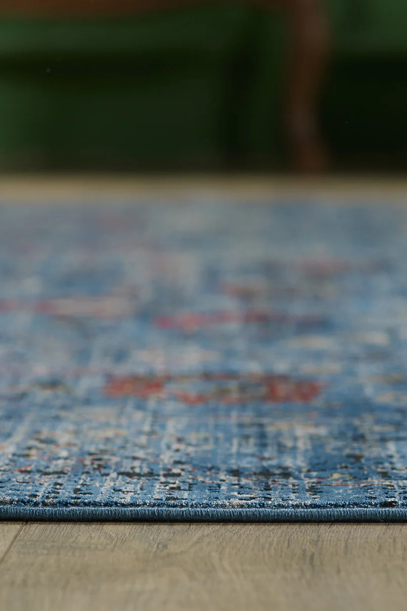 Minyatür Elegance Uşak Halısı - Lacivert - 2084E