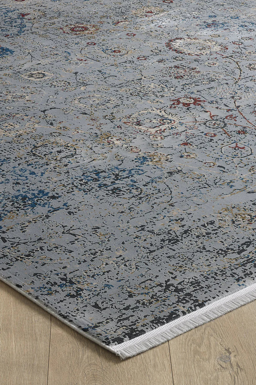 Minyatür Elegance Uşak Halısı - Gri - 2084F