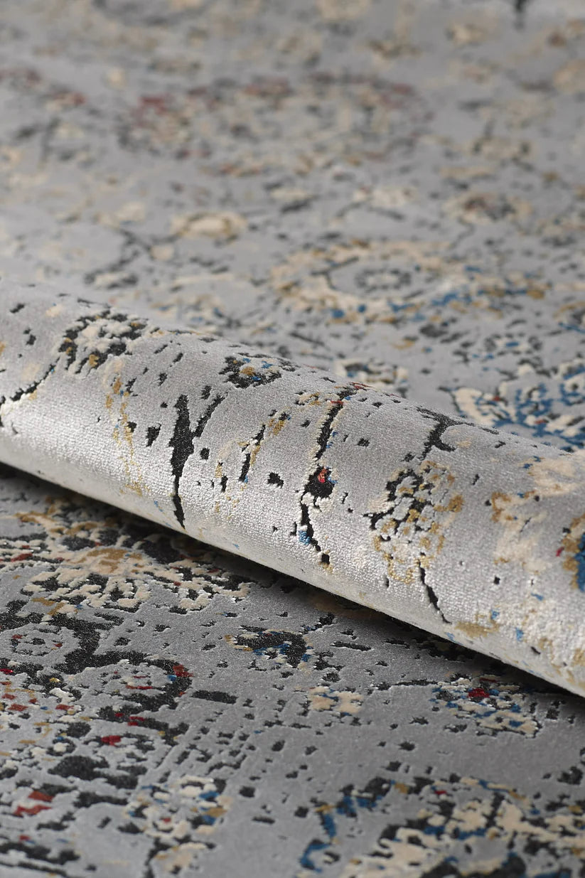 Minyatür Elegance Uşak Halısı - Gri - 2084F