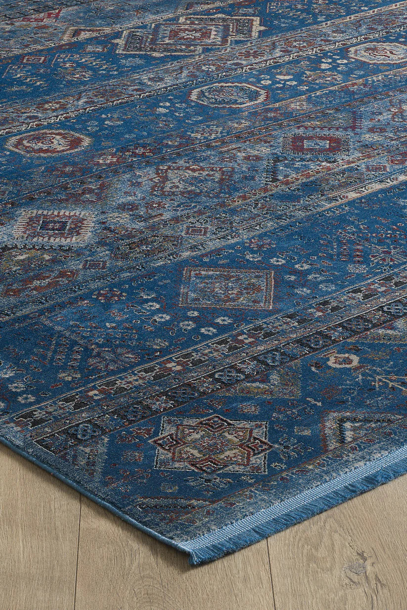 Bohemian Tracery Halı - Mavi - 2221B