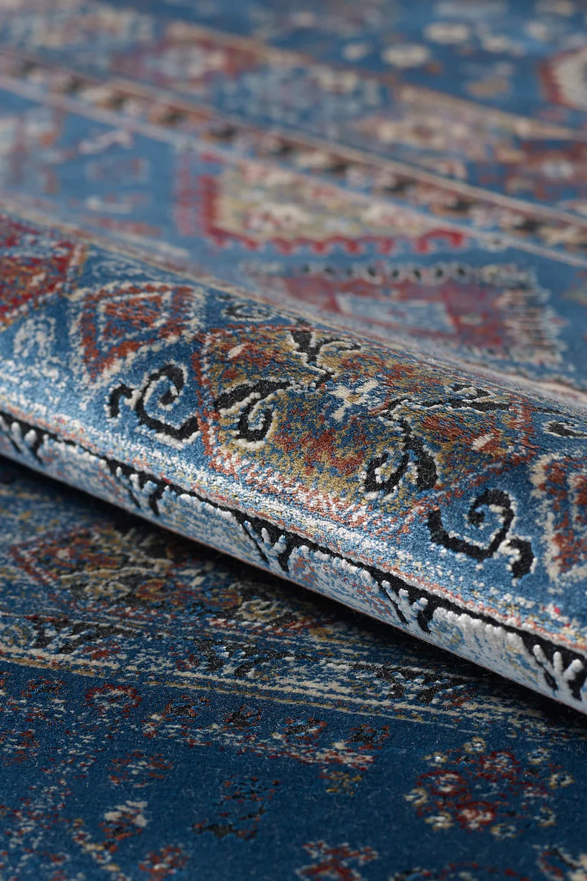 Bohemian Tracery Halı - Mavi - 2221B