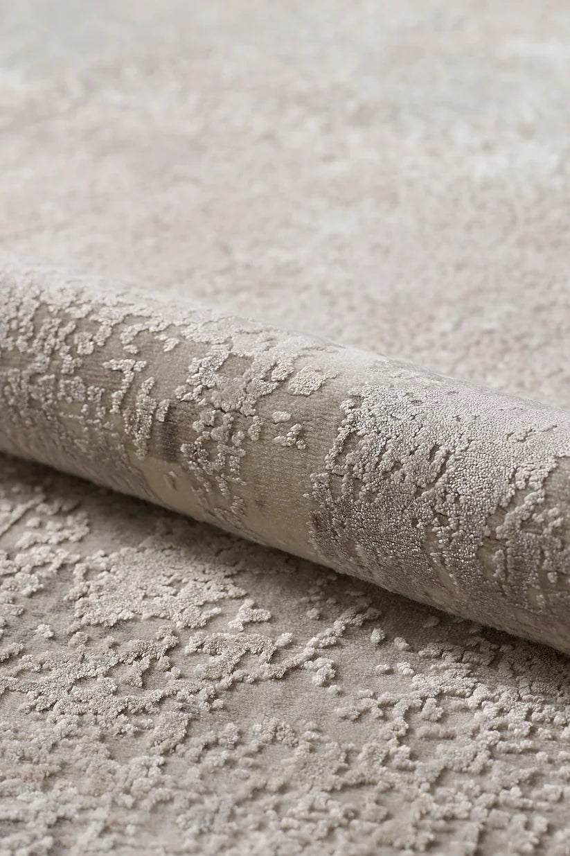 Cappuccino Tonları Soyut Halı - NV006